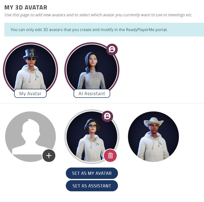avatar, setup